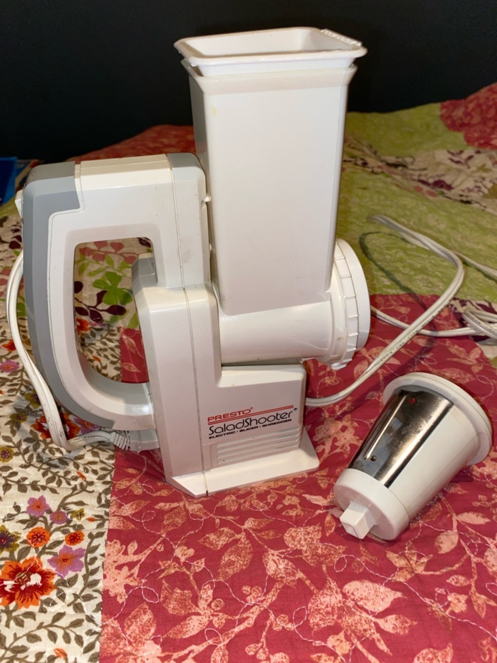 Presto SaladShooter Electric Food Slicer - White